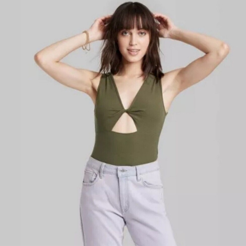 Wild Fable Twist Front Bodysuit